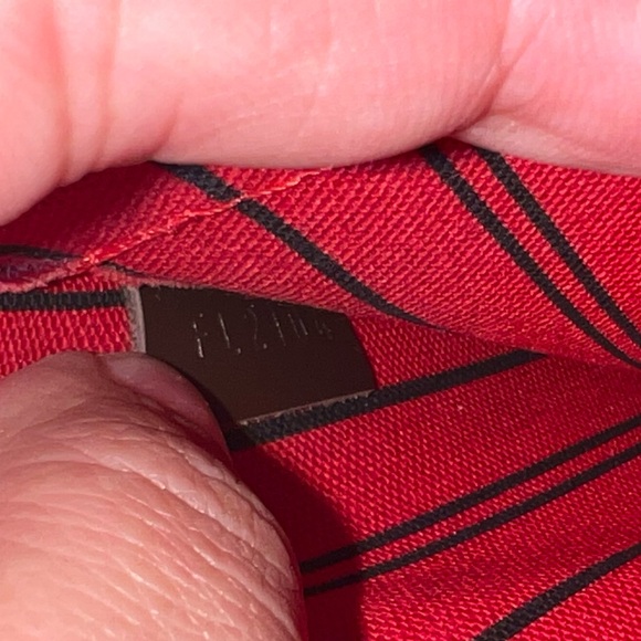 Louis Vuitton Neverfull Gm Pouch Only Brown Monogram Canvas Wristlet - Picture 5 of 5